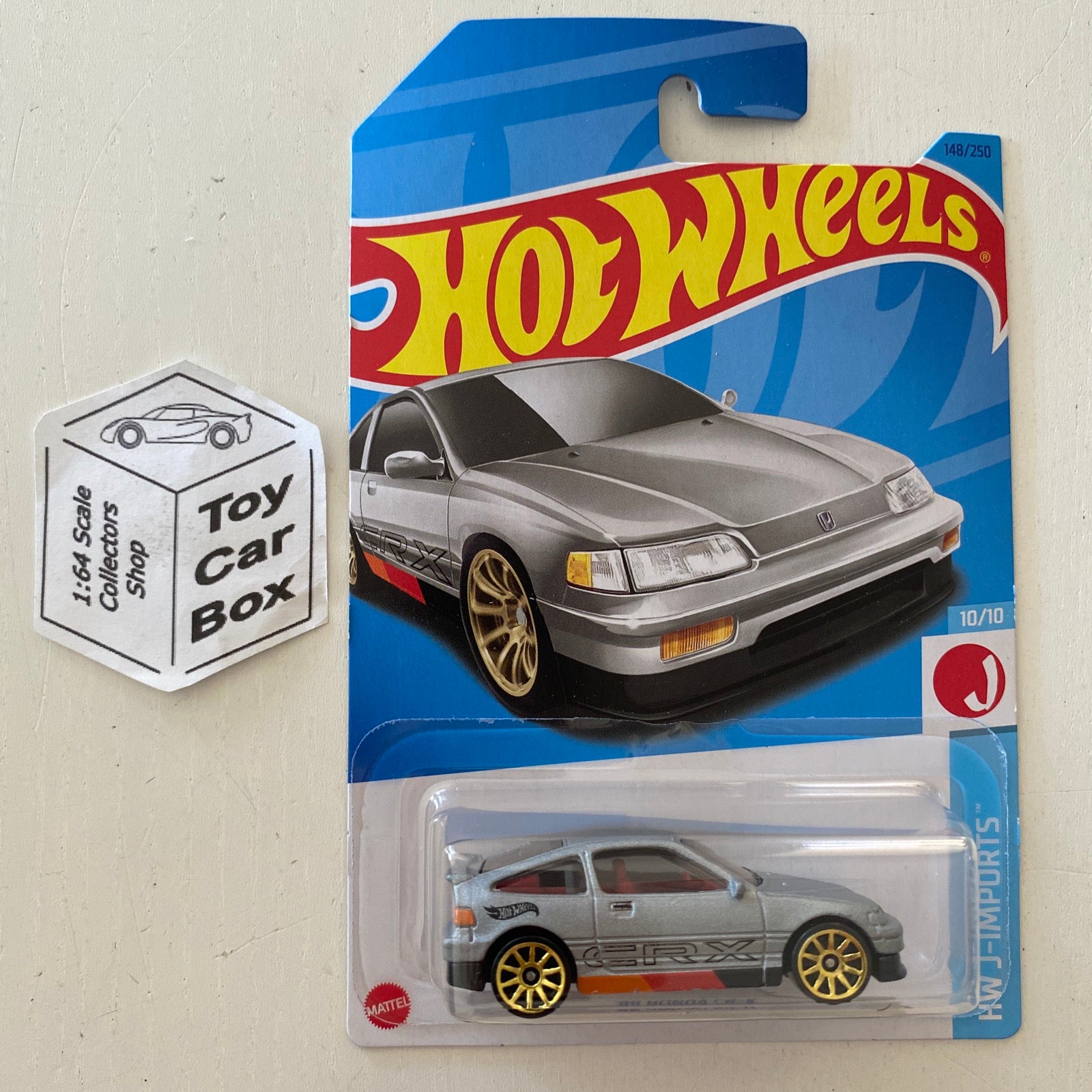 2023 HOT WHEELS #148 - '88 Honda CR-X (Blue #10 HW J-Imports