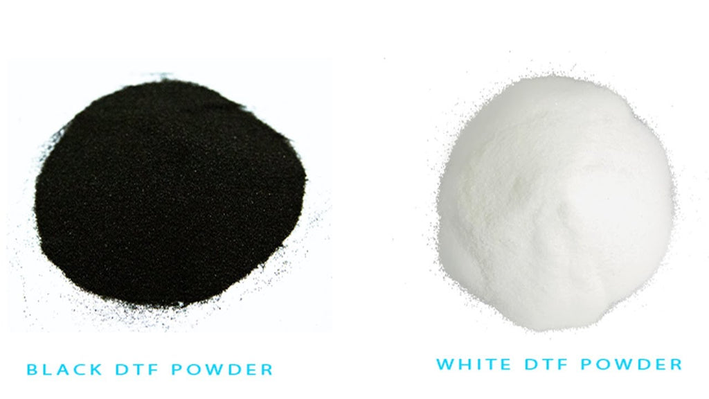 black vs white Dtf Powder