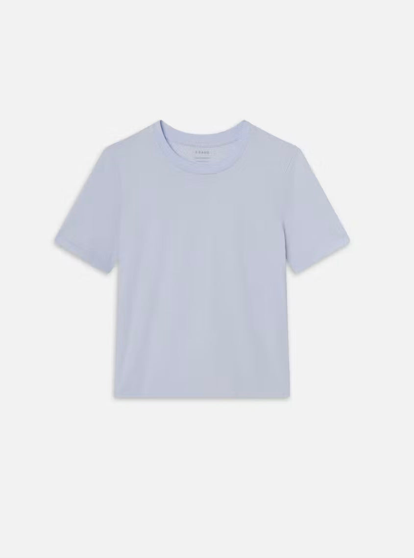 Baby Tee in Light Chambray