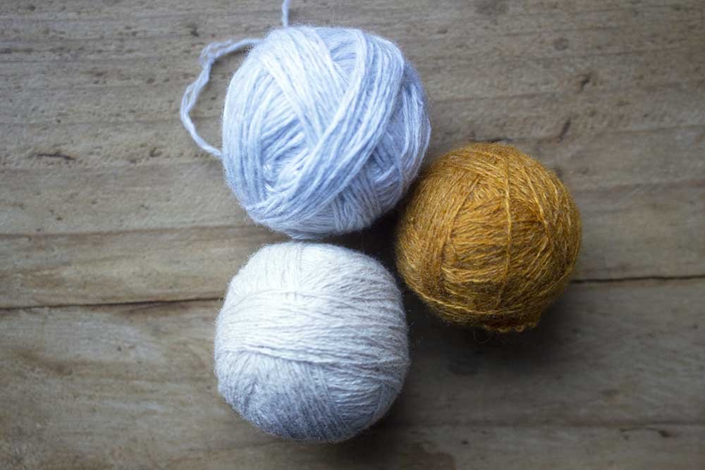 Reclaimed Cashmere Darning Yarn - Single Colour