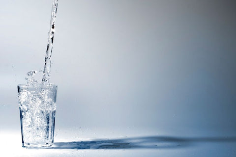 A close-up of a glass of water