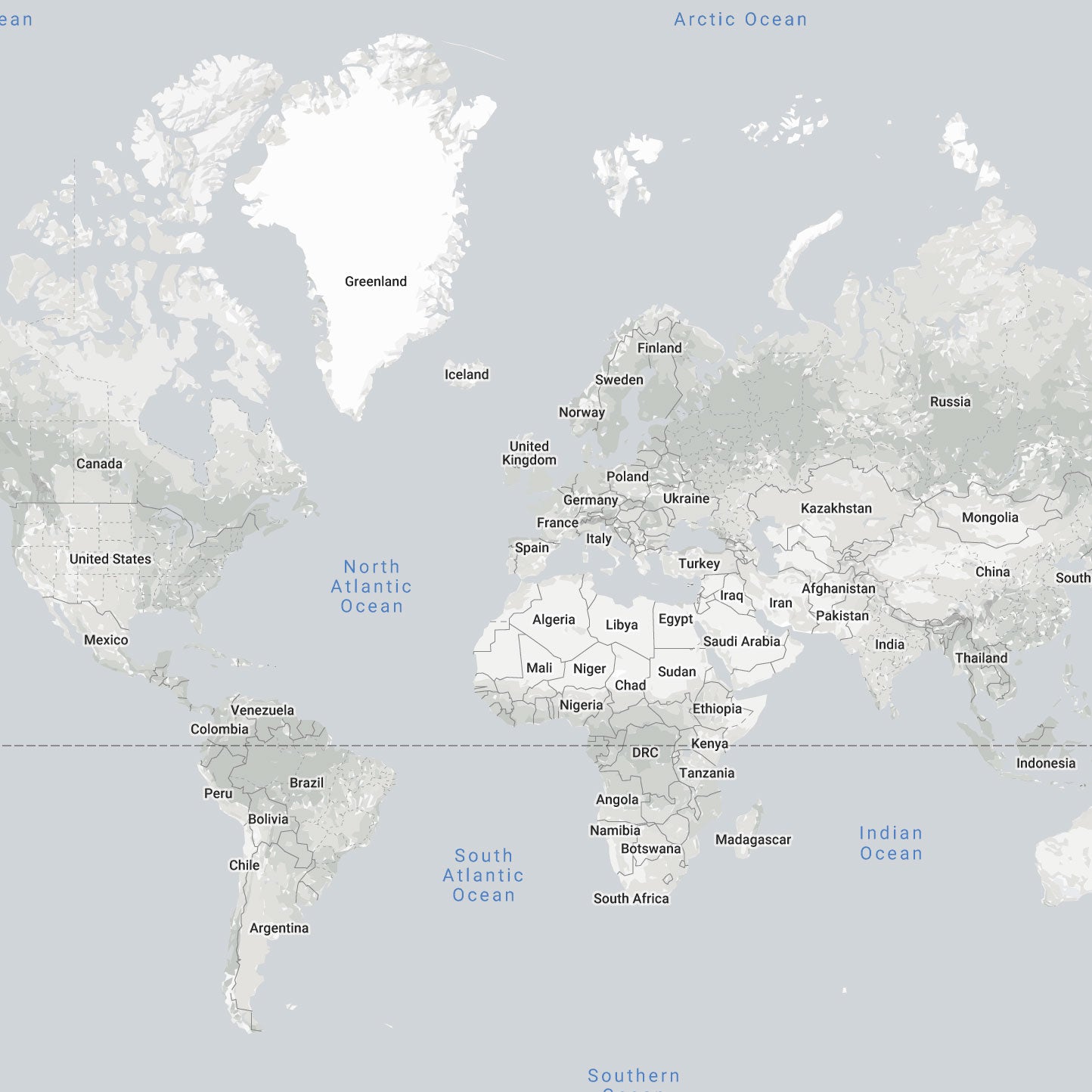 Real Sizes Of Countries Map The True Size Of Countries: The World Map Looks Different Than You Think!–  Bold Tuesday