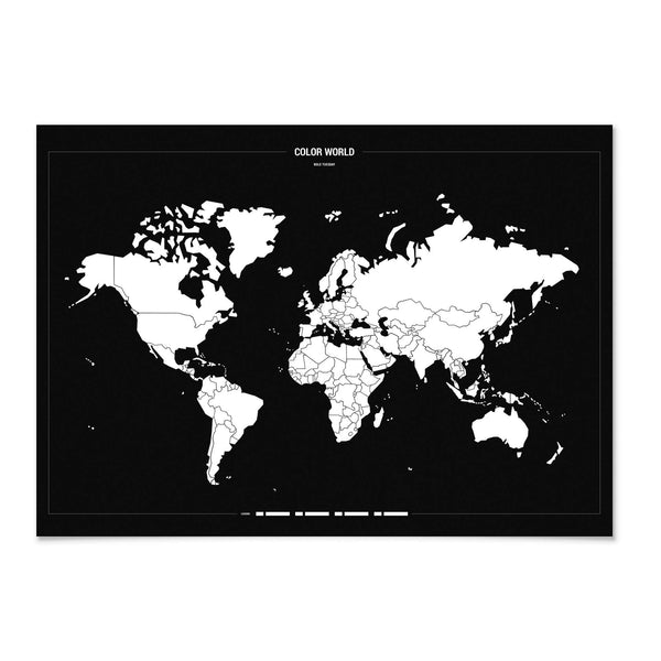 travel map of the world poster Color Your Travels World Map Poster Legend Included Bold Tuesday travel map of the world poster