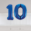 Blue Number Balloons