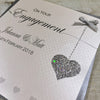 Personalised Engagement Heart Card