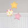 50th Pink and Gold Dots Bunch