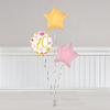 70th Pink and Gold Dots Bunch