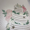 Personalised Special Couple Wedding Cake Card