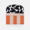 Caroline Gardner Pink/Orange Stripe Small Cardholder Coin Purse