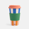 Caroline Gardner Multi Stripe Travel Mug