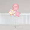 Pink and Gold Dots Orb Birthday Bunch