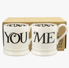 Emma Bridgewater You and Me Black Toast Set