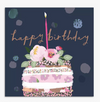 Stephanie Dyment Flower Topped Cake Card