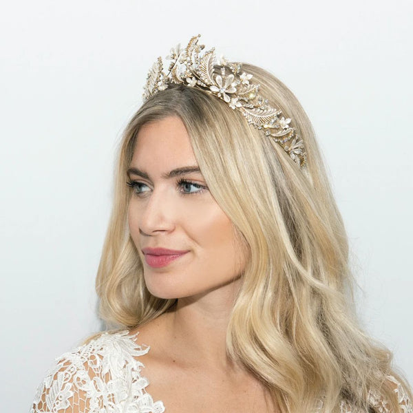 Darcie Floral Statement headband