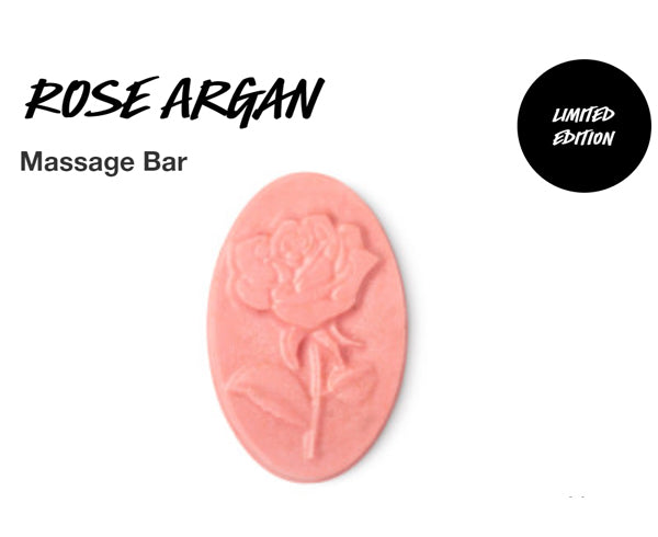 Rose argan massage bar