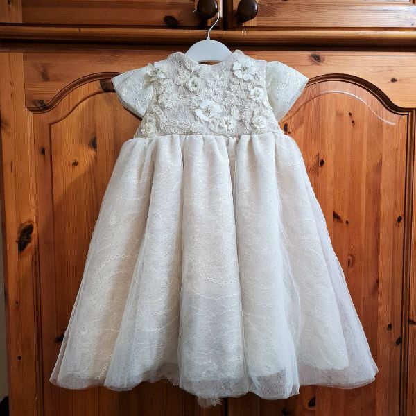 Recycle your wedding dress into a christening gown