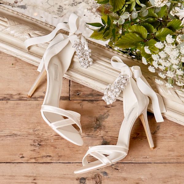 shoes to brides - Dune Martine embellished sandals