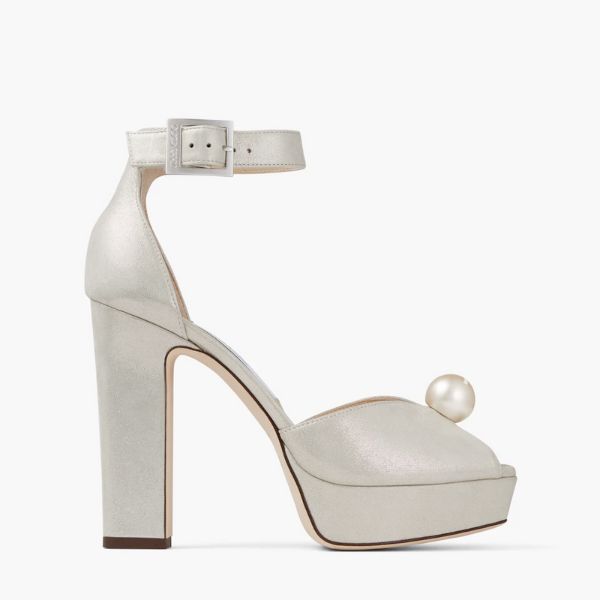shoes for brides - Jimmy Choo platform sandal