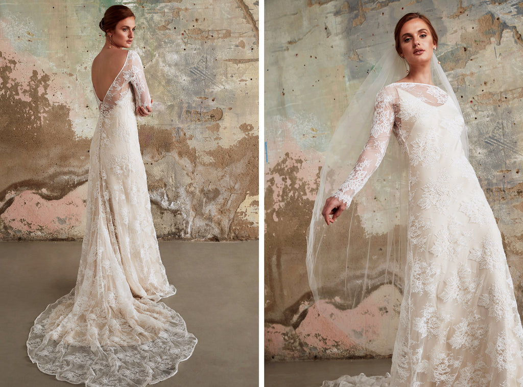 Lace wedding dress