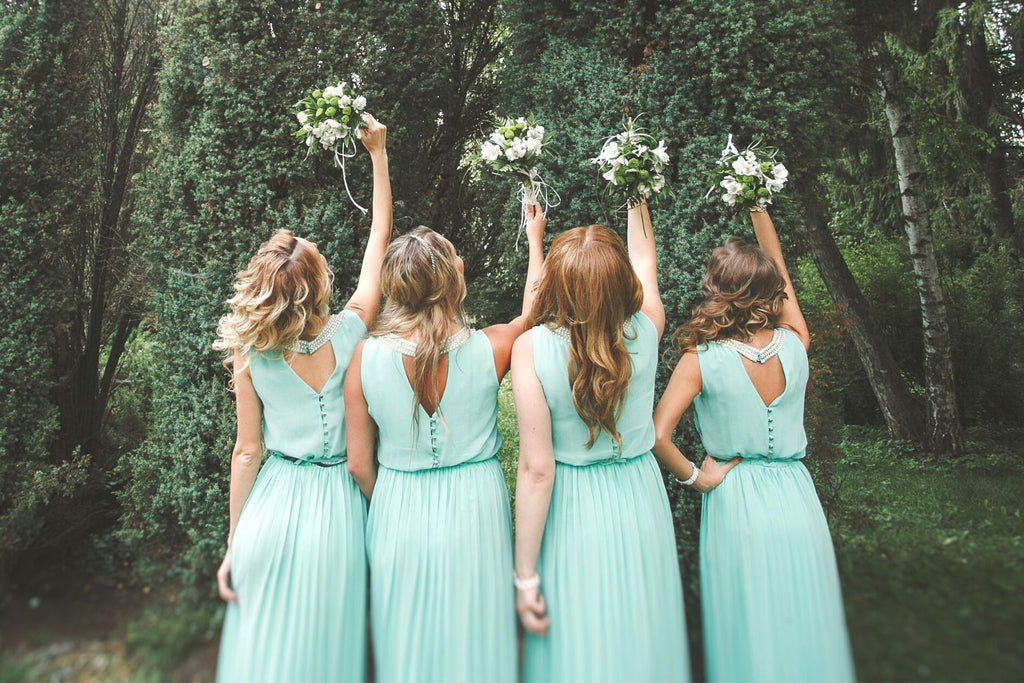 Sustainable bridesmaids dresses