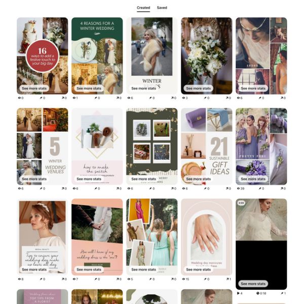 wedding Pinterest board Sabina Motasem