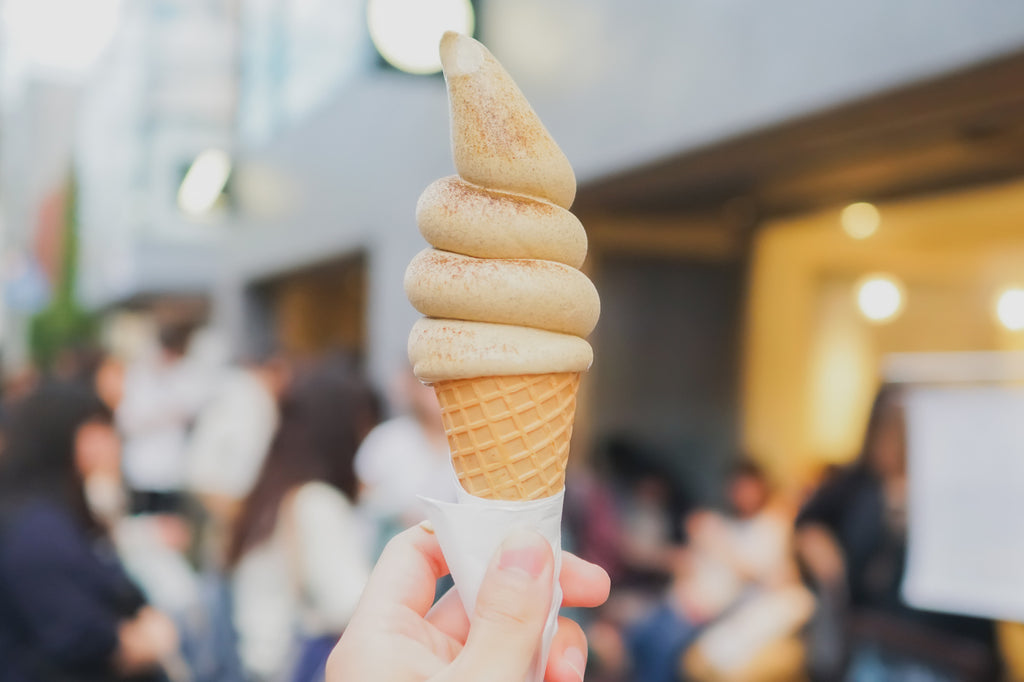 Hojicha ice cream