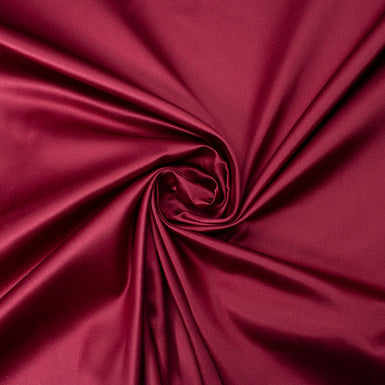 NY Designer Fabrics Magenta Silk Duchess Satin Fabric