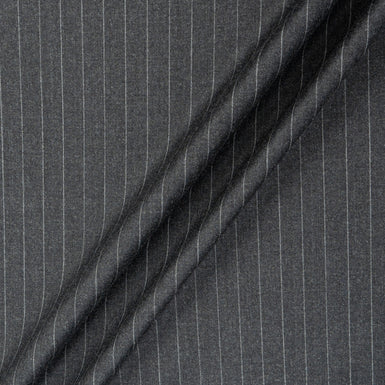 Grey Wool, Silk & Linen Suiting