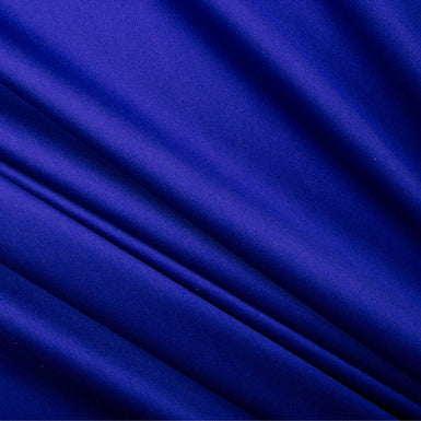 Bini Fabrics Royal Bule Pure Silk Satin Fabric Plain Silk Satin Material  44/45 Width, Slik & Shiny Fabrics (1 Meter)