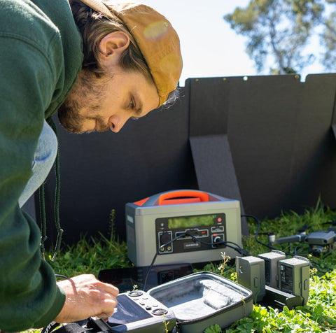 générateur solaire drone