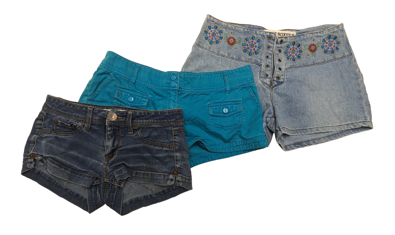 Recycle Y2K Shorts ~54 to 58 pcs