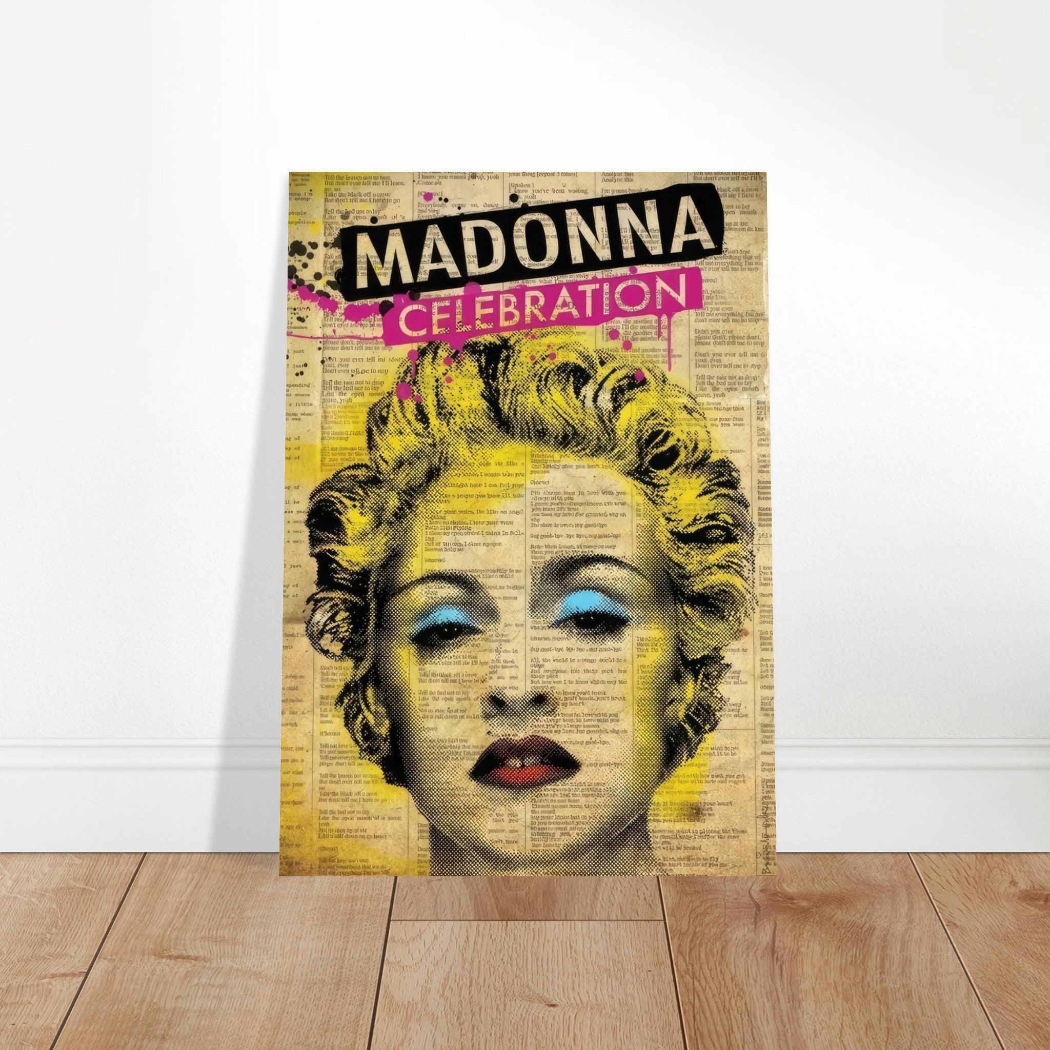 Póster de concierto estilo vintage de arte pop de celebración de Madonna - Imagen 6 de 8