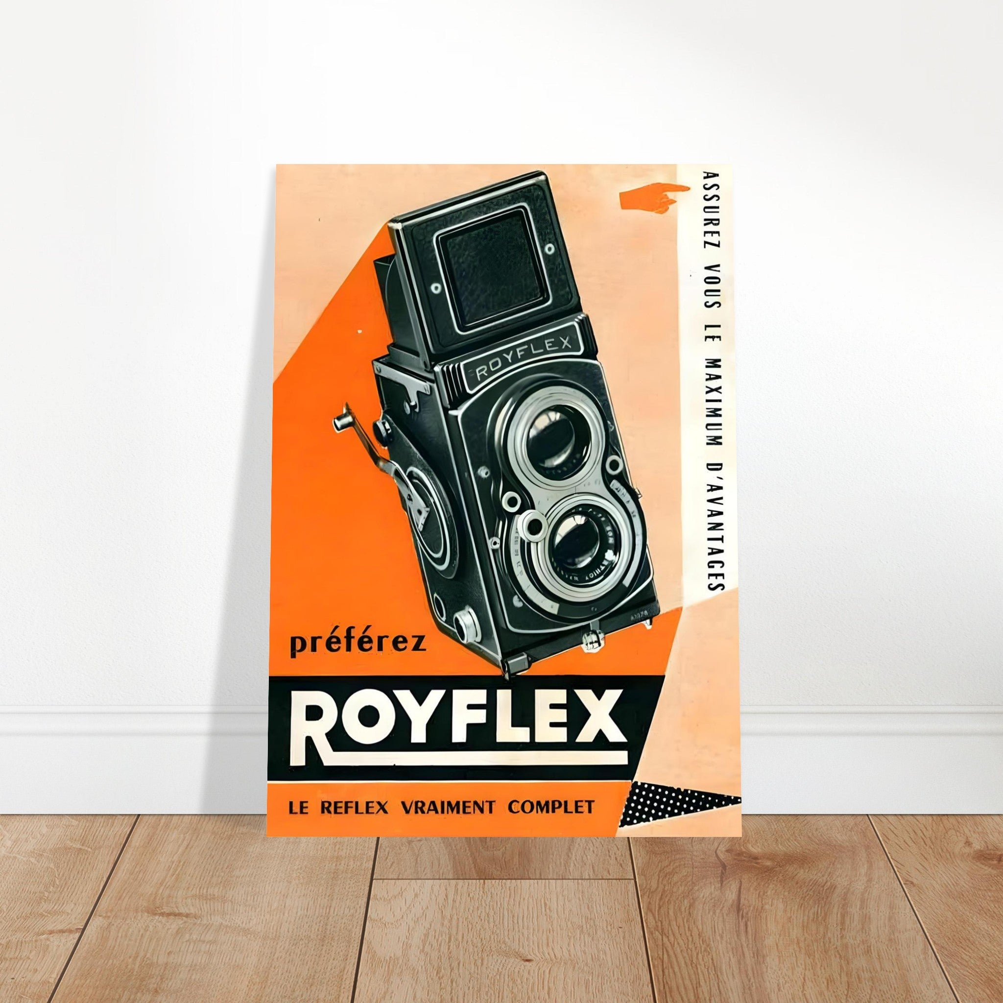 Vintage Royflex Camera Advertisement Retro Photography Poster - Bild 6 von 8