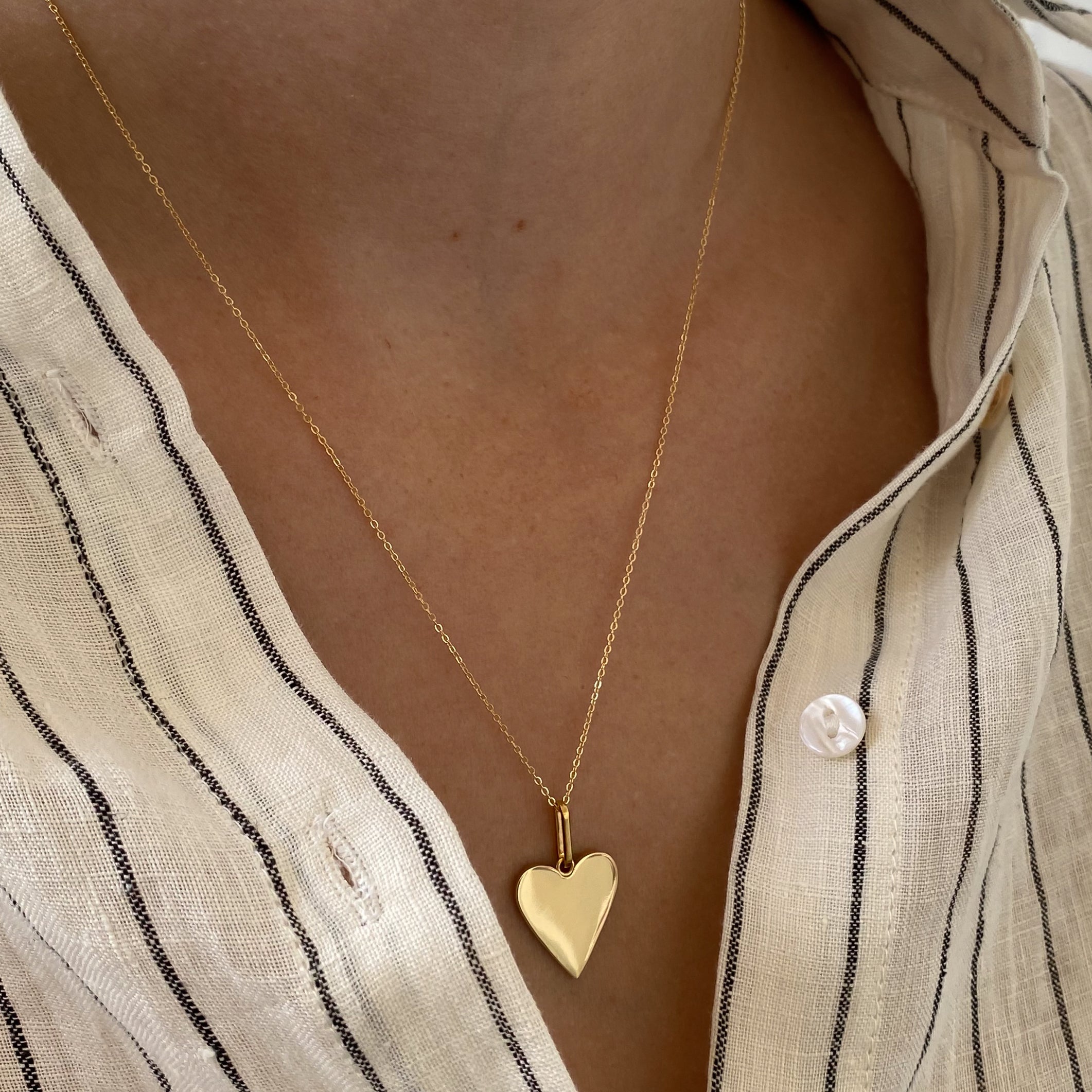 14k Fine Amaya Heart Necklace