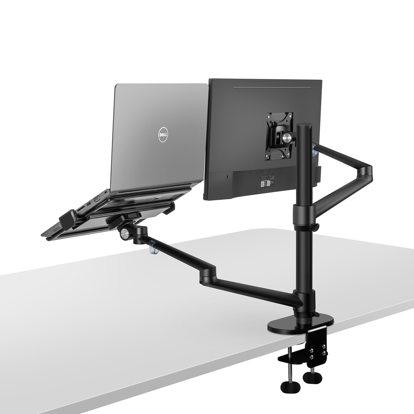 Thingy Club Dual Arm Monitor Laptop Mount Desk Mount Stand For Up T