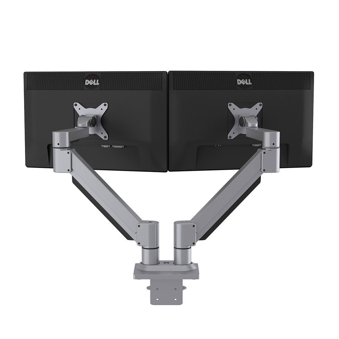 Adjustable Laptop Monitor Dual Arm Desk Mount Bracket Thingy Club