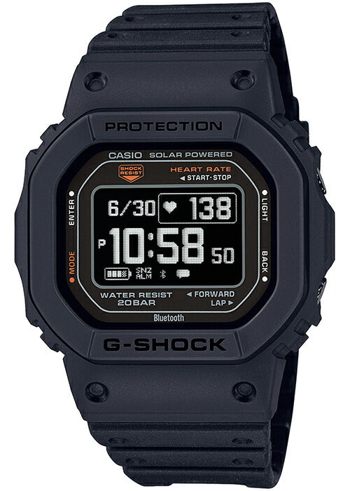 G-SHOCK G-SQUAD 心拍計測 血中酸素レベル計測 DW-H5600-1A2JR メンズ