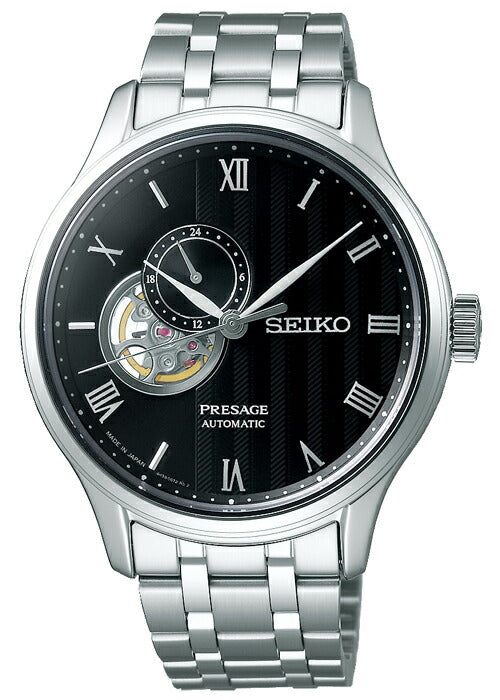 セイコー SEIKO PRESAGE 腕時計 メンズ SARX107 プレザージュ 自動巻き ブラックxシルバー アナログ表示