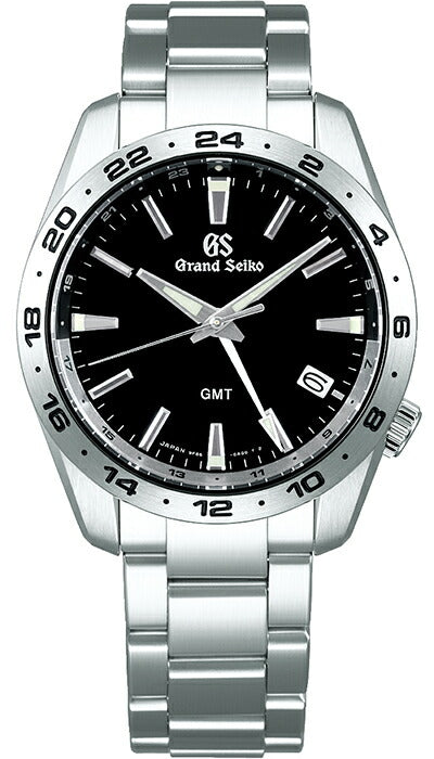 グランド セイコー GRAND SEIKO 腕時計 メンズ SBGN013 ヘリテージコレクション 9Fクオーツ GMT HERITAGE COLLECTION TRADITIONAL クオーツ（9F86） ブラックxシルバー アナログ表示