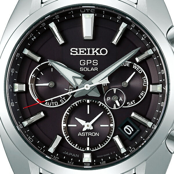SEIKO セイコー アストロン 5Xシリーズ デュアルタイム GPS衛星電波ソーラー メンズ 腕時計 青文字盤 SBXC019 / 5X53-0AJ0