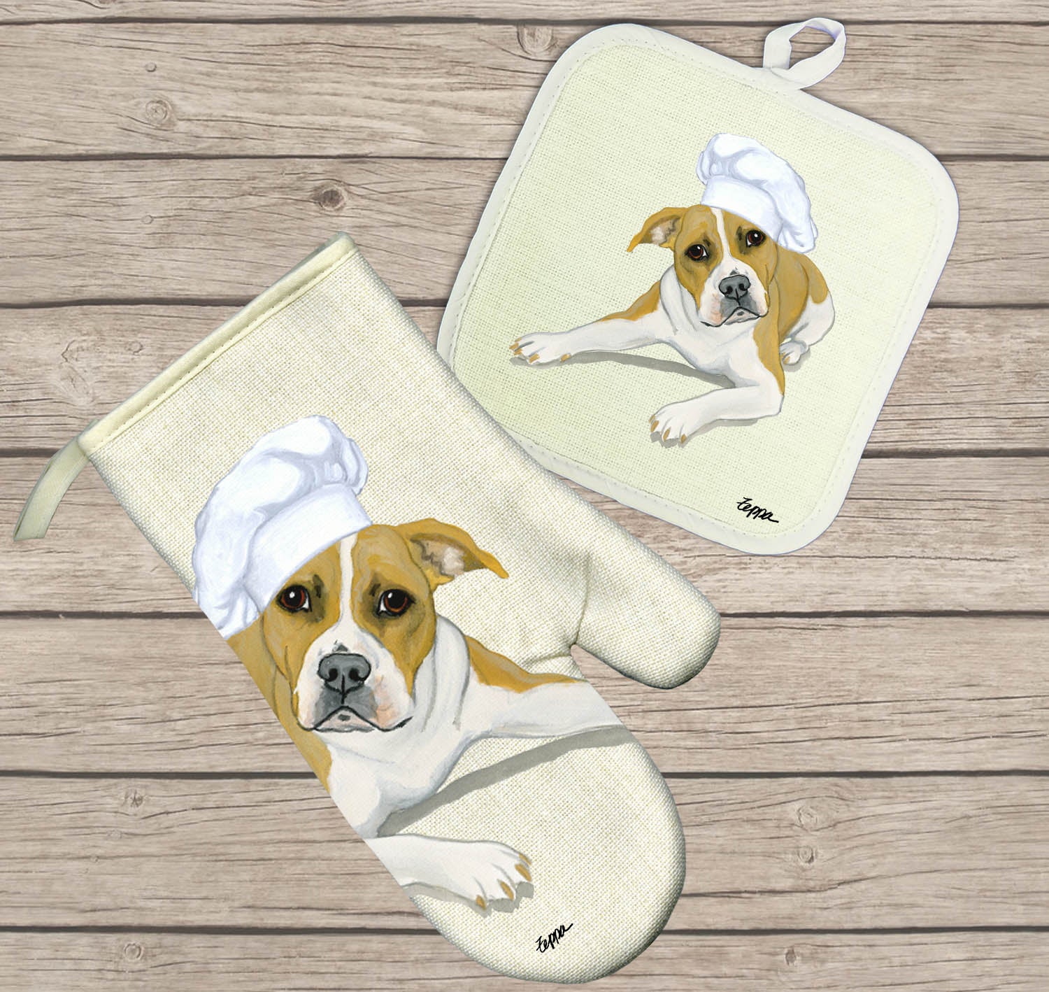 Vizsla Oven Mitt and Pot Holder Set – Zeppa Studios