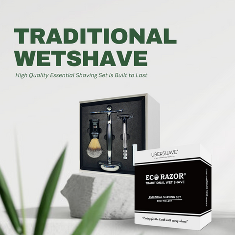 Ubersuave Eco-Razor Essential Shaving Set