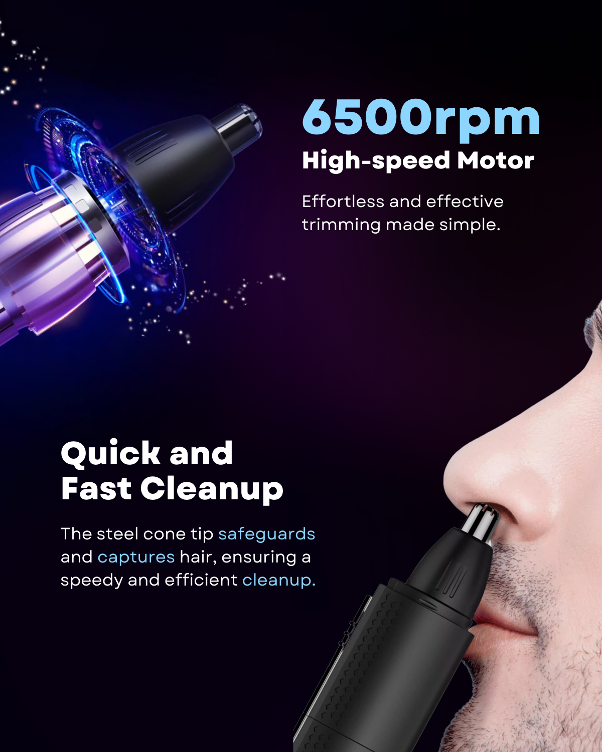 Nethers 3 IN 1 Nose and Ear Hair Trimmer 05