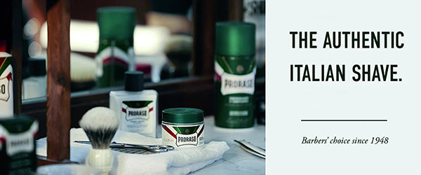  Proraso Shaving Kit for Men, Refreshing and Toning Pre-Shave  Cream, Shaving Cream Tube and After Shave Balm in Vintage Gino Tin