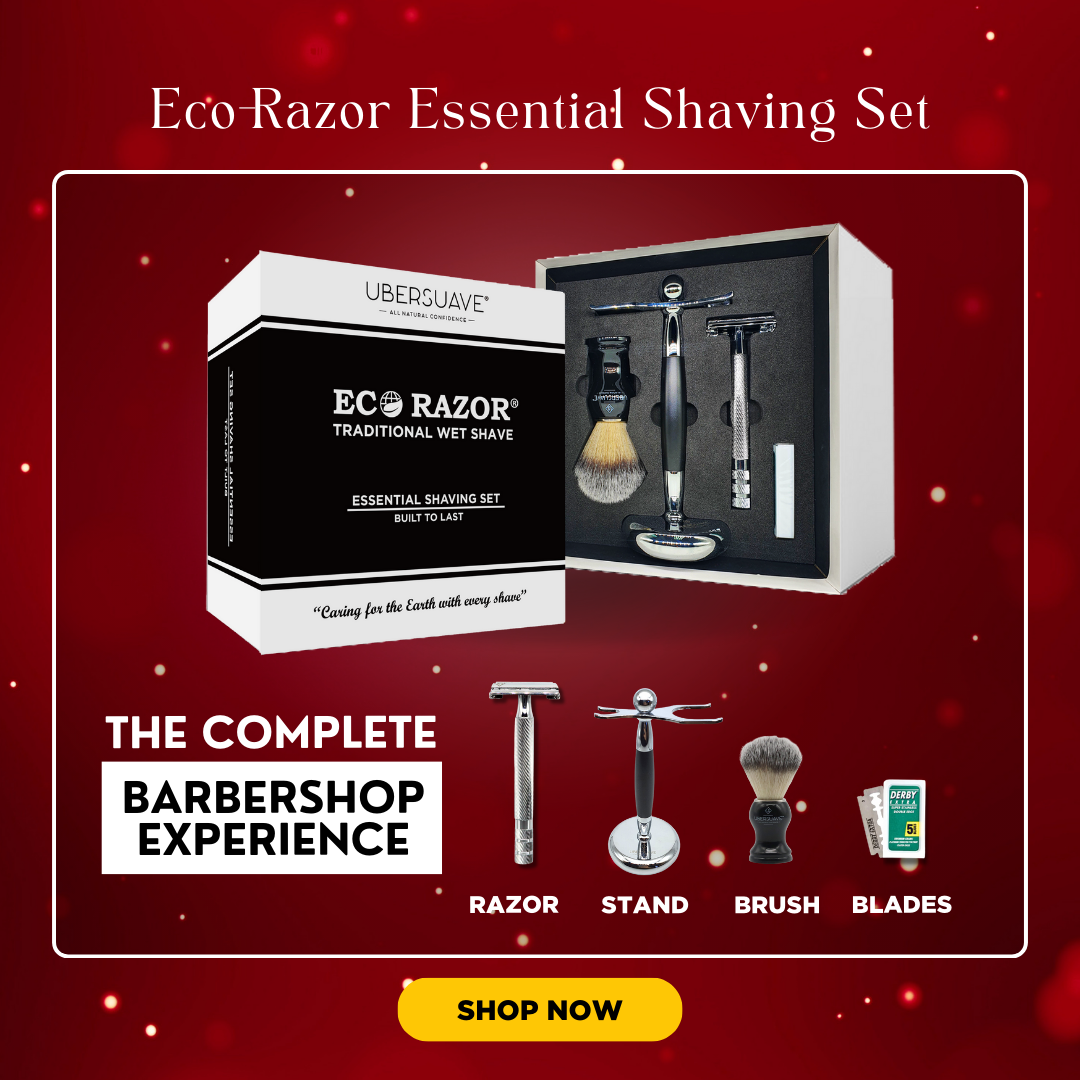 Ubersuave Eco-Razor Essential Shaving Set