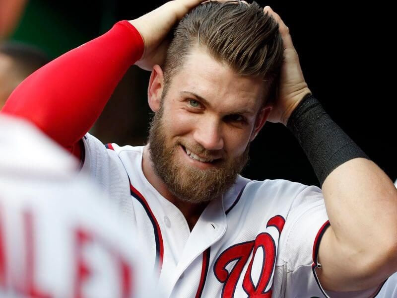 Bryce Harper (wil hair)  Bryce harper haircut, Bryce harper hair, Baseball  haircuts