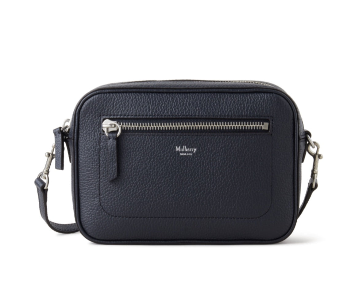 Mulberry Tessie Clutch in Black Small Soft Grain Leather - SOLD