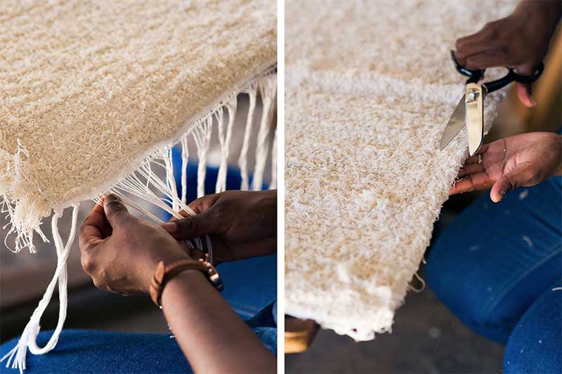 Barrydale Hand Weavers: the Making of the Cloud Rug