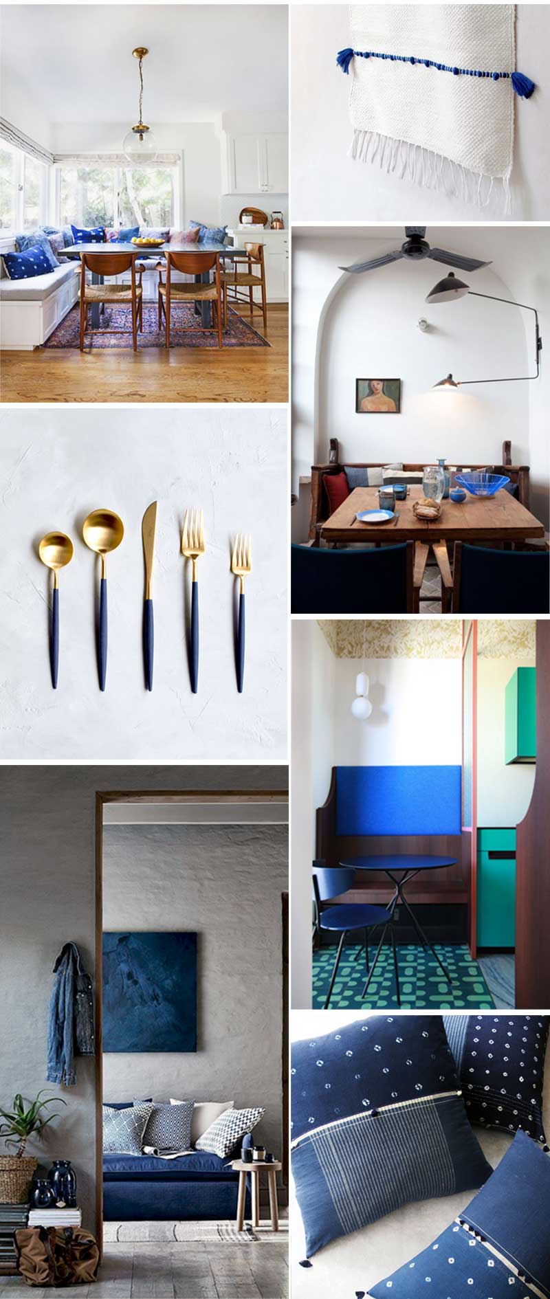 Pantone Color 2020 Classic Blue in Interior Design and Home Decor