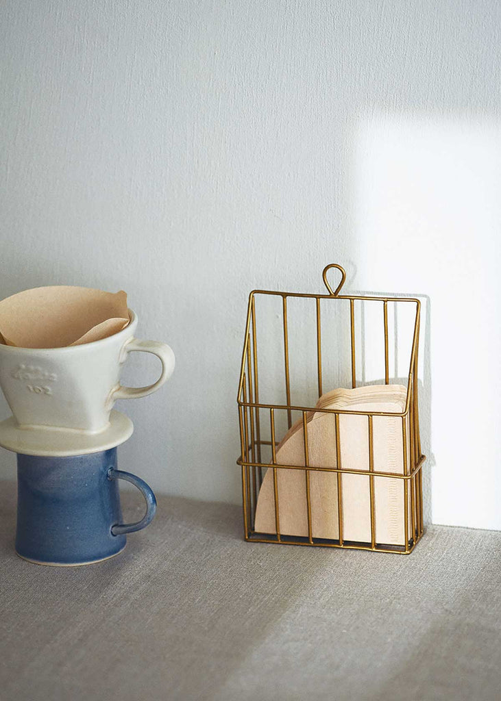 Fog Linen  Brass Wire Basket – Housework